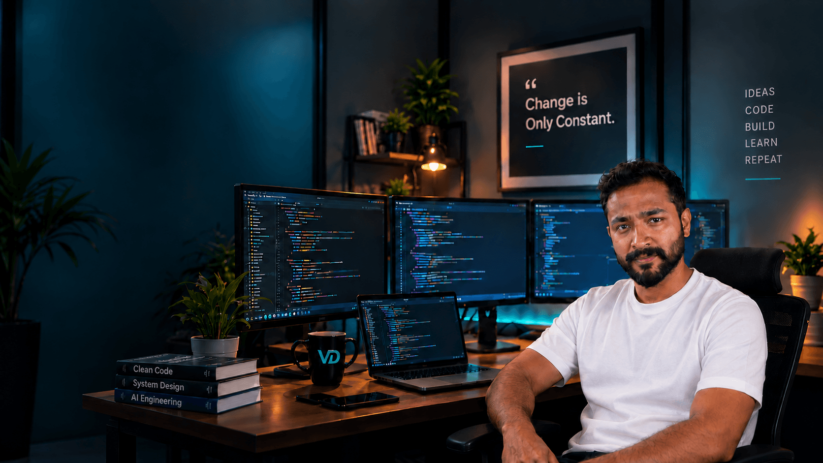 Vijayasekhar Deepak Workstation and Portrait